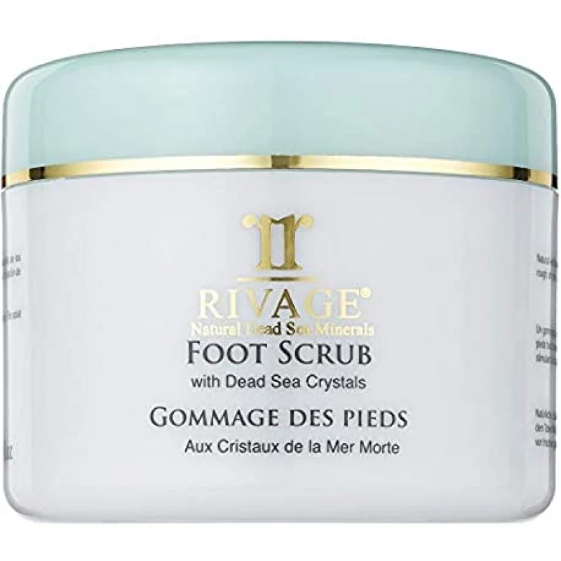 16051151111460897022-800x800 Rivage Foot Scrub with Dead Sea Crystals - 250 ml | مقشر للقدمين ببلورات البحر الميت من ريفاج - 250 مل - الصورة 1