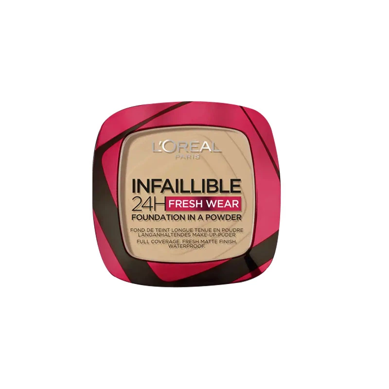 16995146872071795479-800x800 Loreal Infallible Fresh Wear Foundation In Powder 250 كريم أساس إنفاليبل فريش وير، بودرة 250من لوريال - الصورة 1