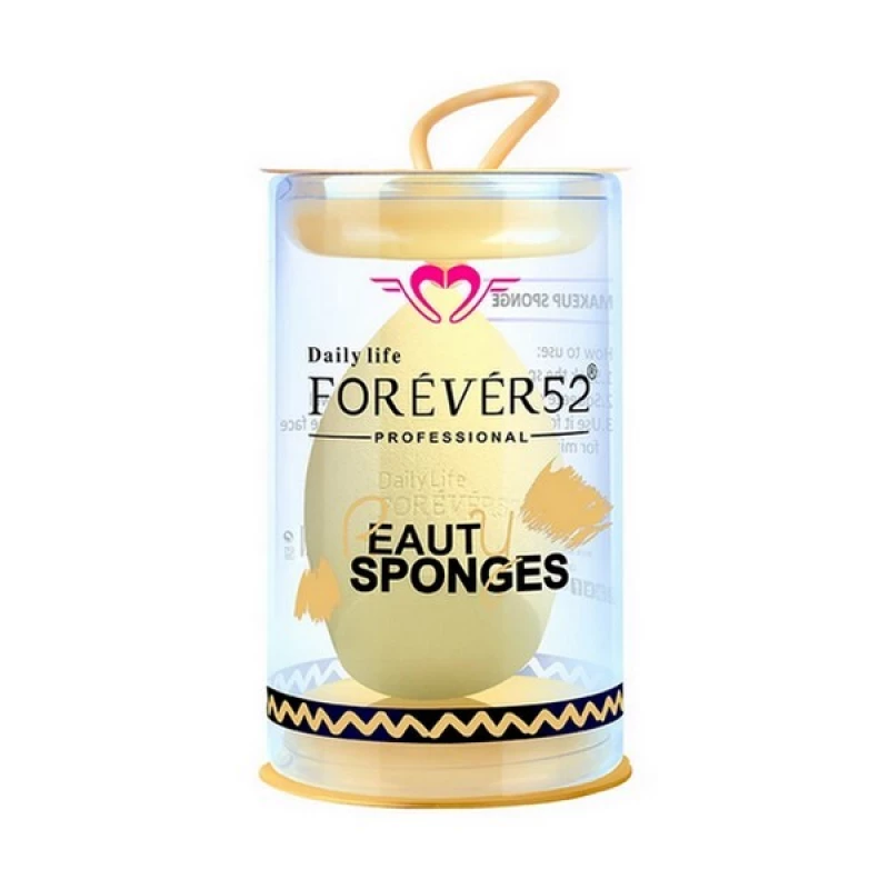 IMG_0019 اسفنجة مكياج من فوريفر 52, اصفرForever52 Sponger & Applicators, yellow - الصورة 1