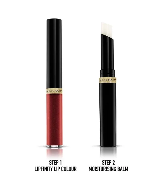 Max Factor Lipfinity Long-Lasting Two Step Lipstick 390 All Day Seductive ليبفينيتي أحمر شفاه طويل الأمد بخطوتين 390 مغر طوال اليوم, من ماكس فاكتور