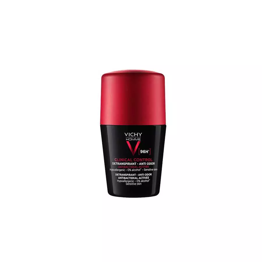 IMG_1094 Vichy Deodorant Clinical Control 96H For Men 50MLفيتشي كلينيكال كونترول مزيل العرق 96 ساعة للرجال 50 مل - الصورة 1