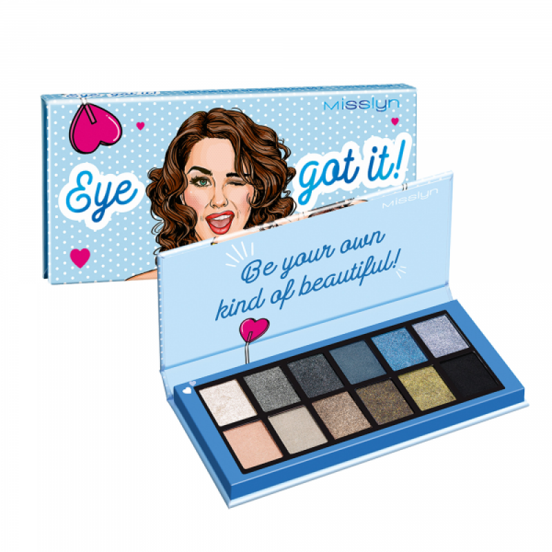 inbound162115674786892516 MISSLYN MATT X METALLIC EYESHADOW PALLETTE NO(2) مجموعة ظلال العيون المعدنية غير اللامعة من ميسلين رقم 2 - الصورة 1