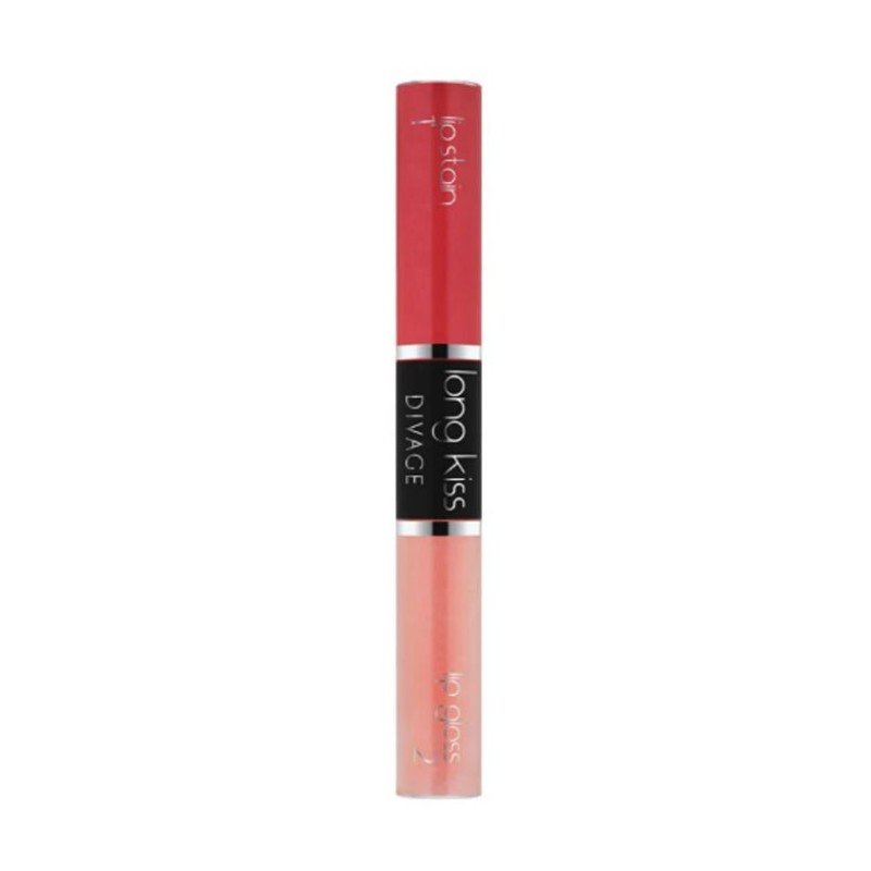 inbound4394834516300462032 Divage Long Kiss 2 In 1 Lipstick Gloss No – 01 – Orange Red  أحمر شفاه ديفاج لونج كيس 2 في 1 لامع رقم 01 - برتقالي  - الصورة 1