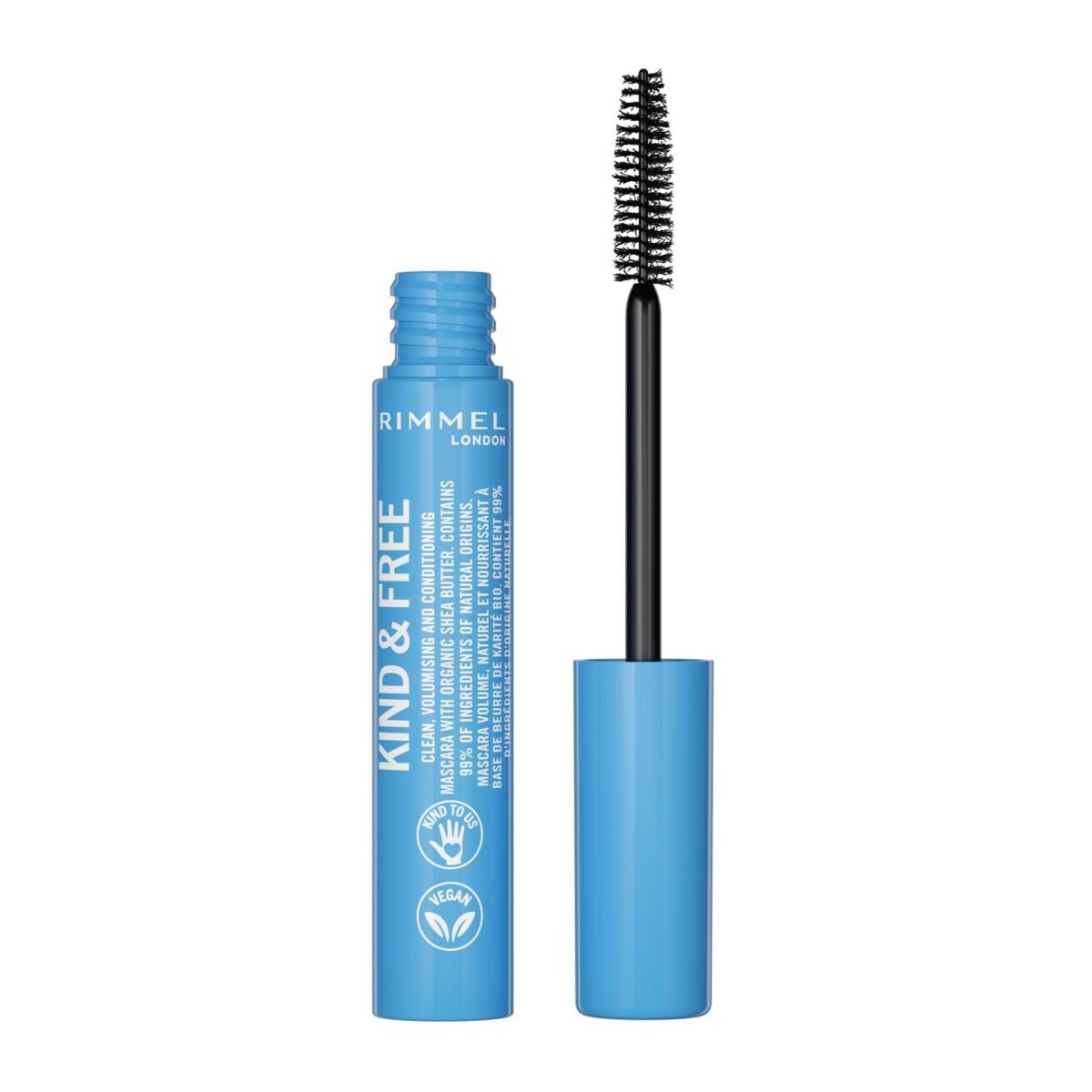 ⁦RIMMEL COSMETICS  Kind & Free Mascara 01black  ماسكارا كايند آند فري من ريميل كوزماتيكس 01 اسود⁩ - الصورة ⁦1⁩