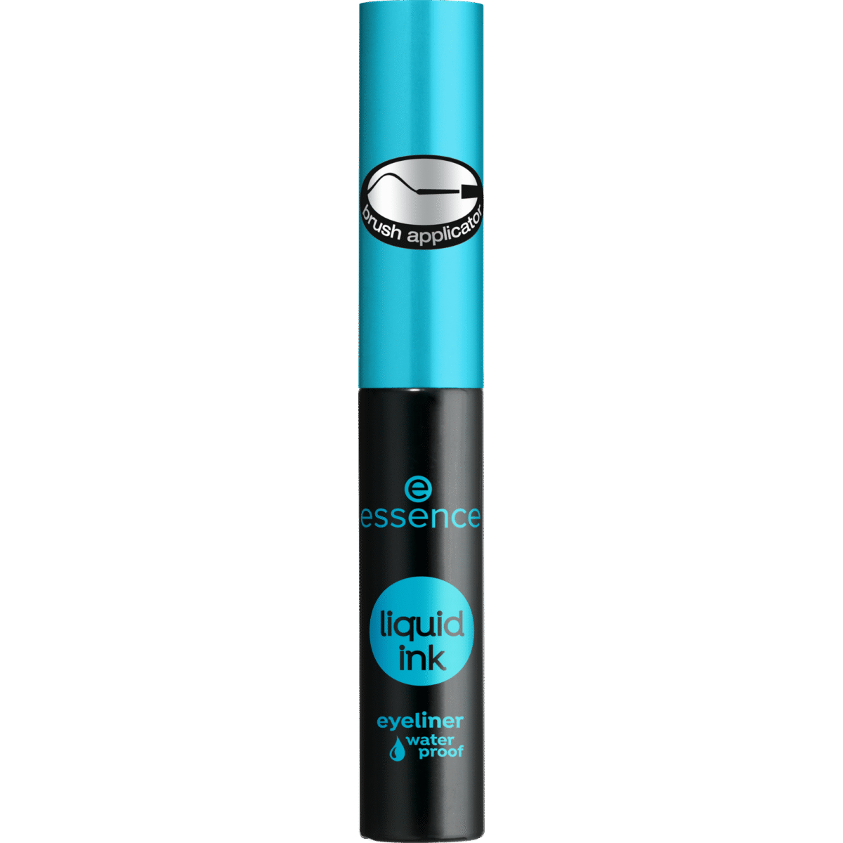 ⁦Essence Waterproof Liquid Eyeliner, Black, 3 ml  محدد عيون سائل مقاوم للماء، باللون الأسود، 3 مل من ايسنس⁩ - الصورة ⁦1⁩