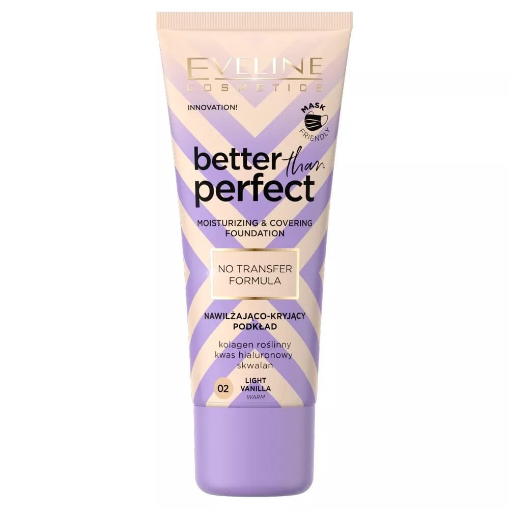 inbound7173149615995086281 Eveline Better Than Perfect Foundation No. 04 Natural Beige 30 ml ايفلين كريم أساس بيتر ذان بيرفكت رقم – 04 – بيج طبيعي 30 مل - الصورة 1