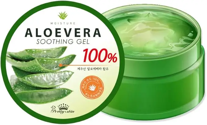 IMG_2548 جل الصبار المهدئ والمنعش – Pretty Skin Aloevera Soothing Gel - الصورة 1