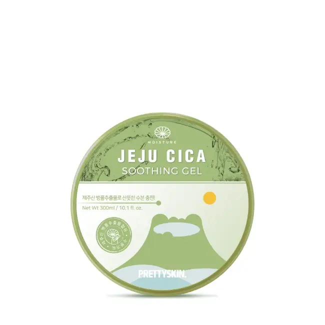 IMG_2567 جل مهدئ طبيعي – Pretty Skin The Pure Jeju Cica Soothing Gel - الصورة 1